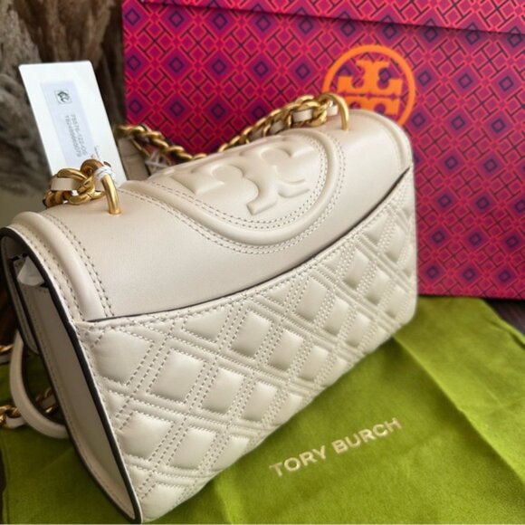 Tory Burch Fleming Small Quilted Leather Convertible Shoulder Bag - Picture 7 of 13